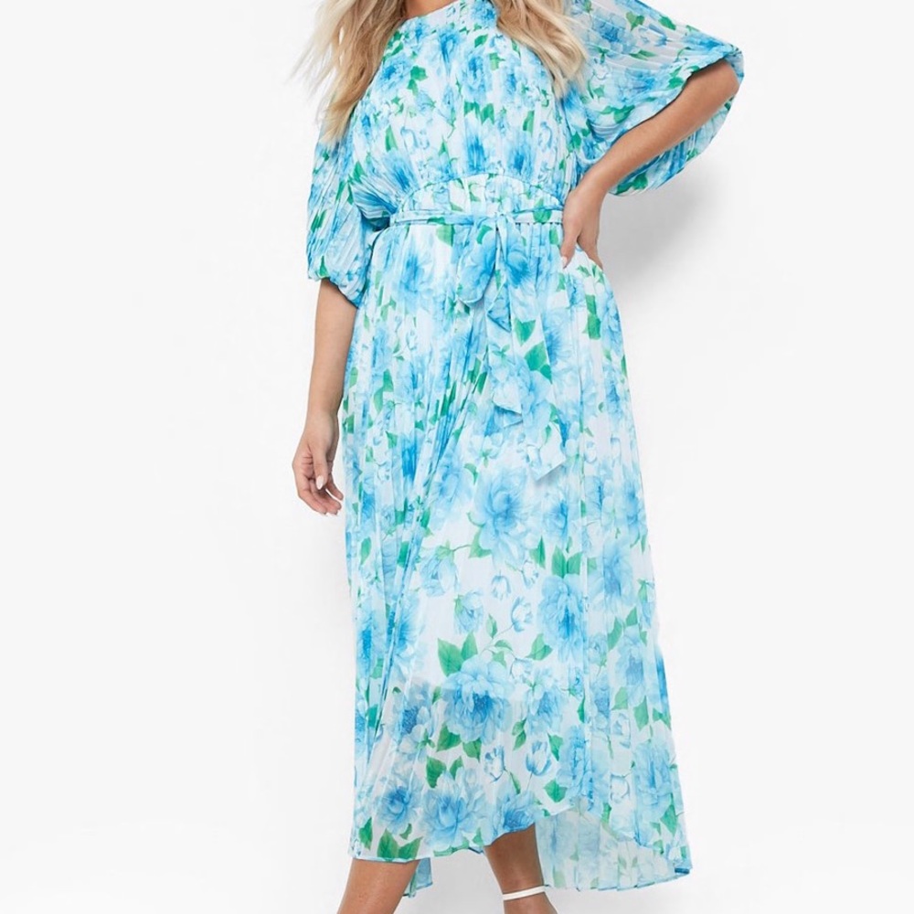 Blue Floral Dress